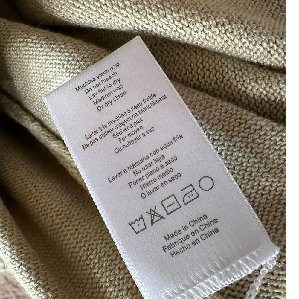 LUNYA Wide Leg Organic Cotton Silk Blend Relaxed Pants Women's Size Small NWT - Picture 7 of 8